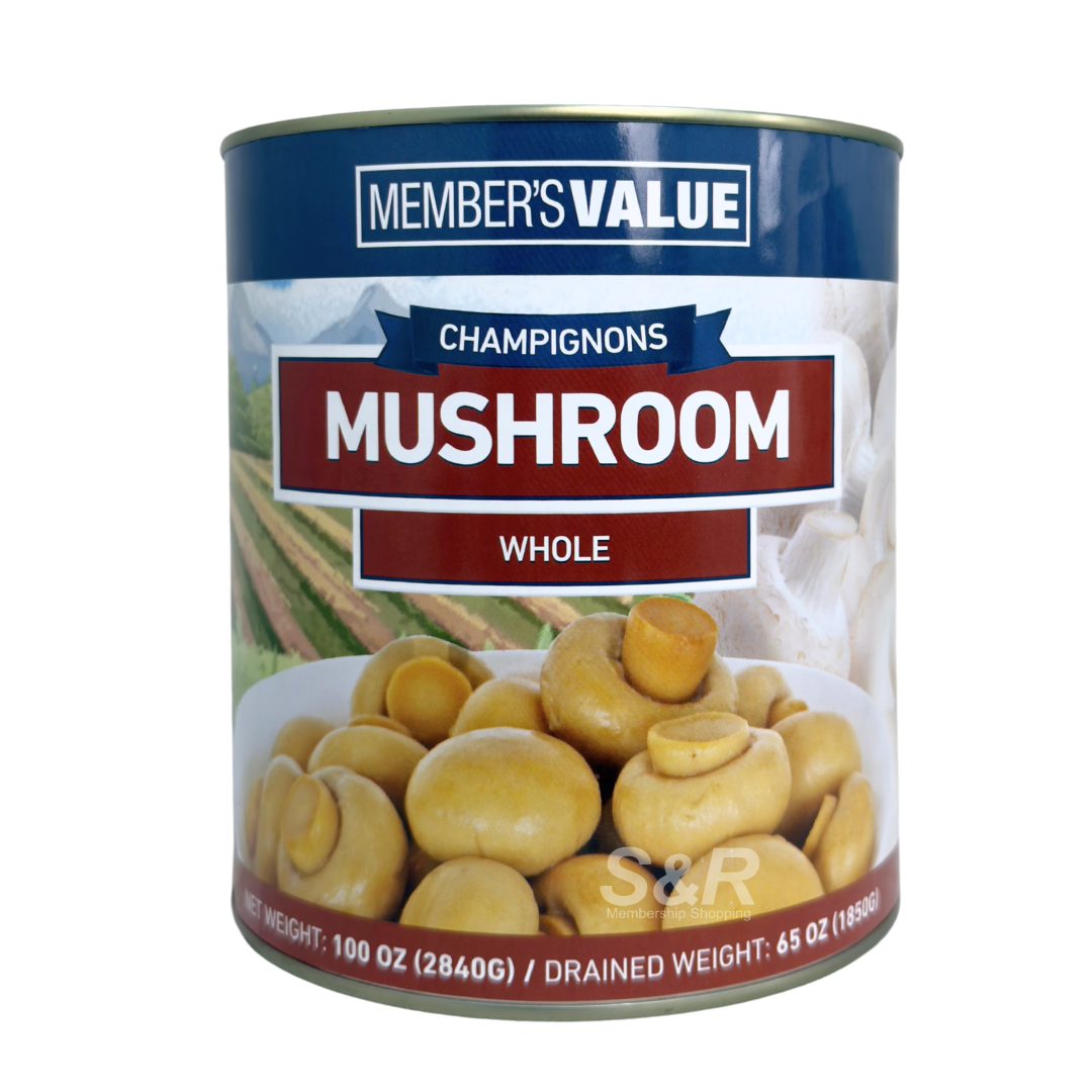 Member's Value Whole Mushroom in Can 2.8kg Member's Value Whole Mushroom in Can 2.8kg